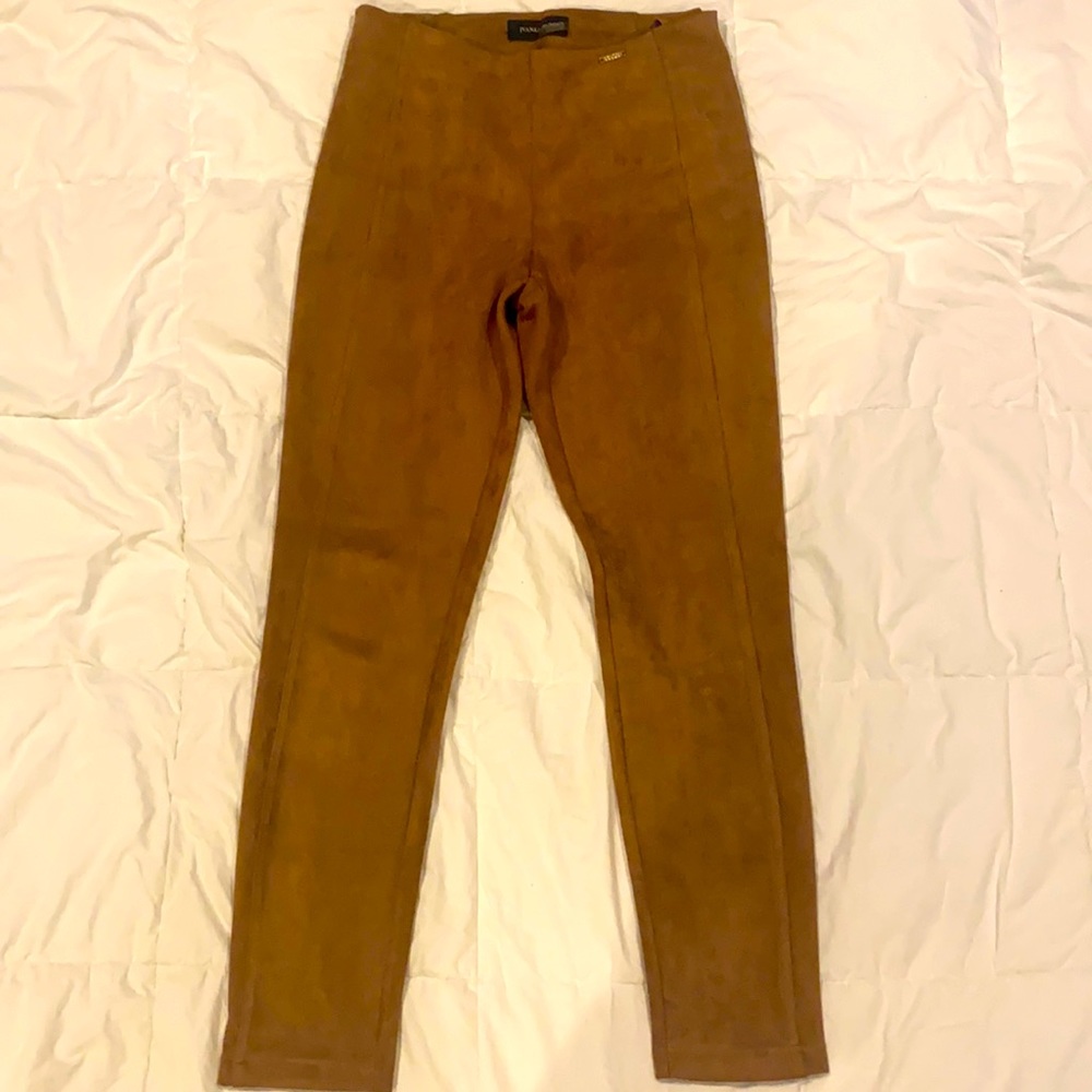 Ivanka Trump faux suede highwaisted pants